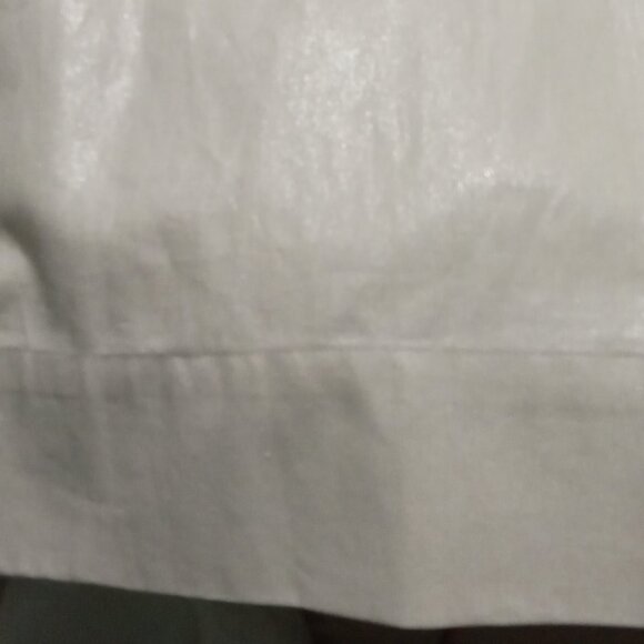 Jason Wu 2-PC Crop Top PantSuit (L) TAN w/gold flecks shines NWT - Picture 14 of 15